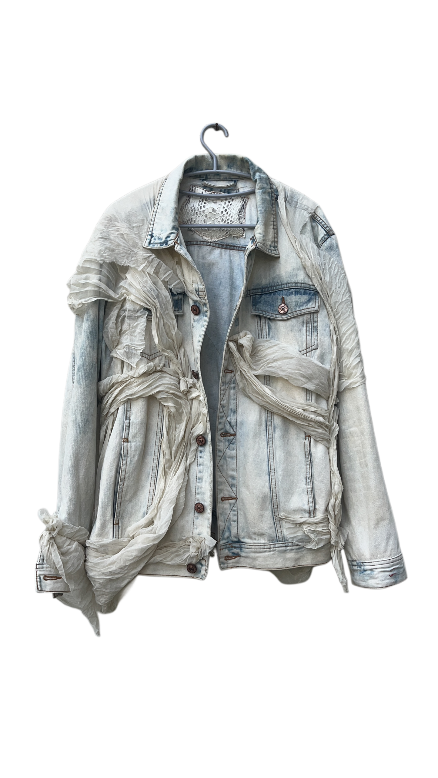 giacca spirito in denim leggero