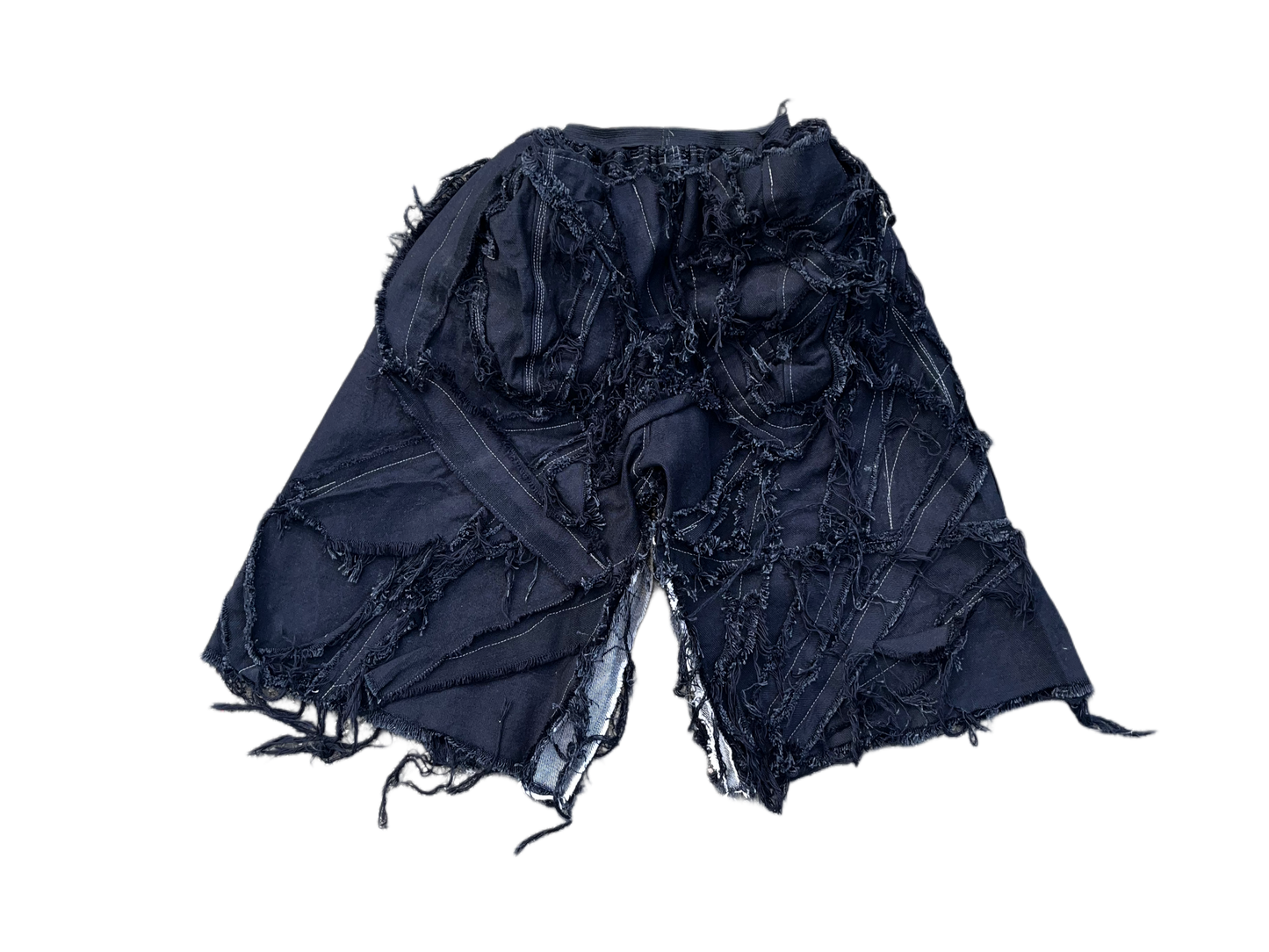 denim reaper short black