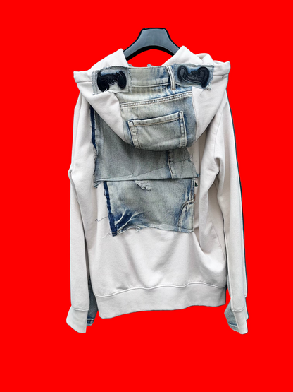 denim zombie hoodie